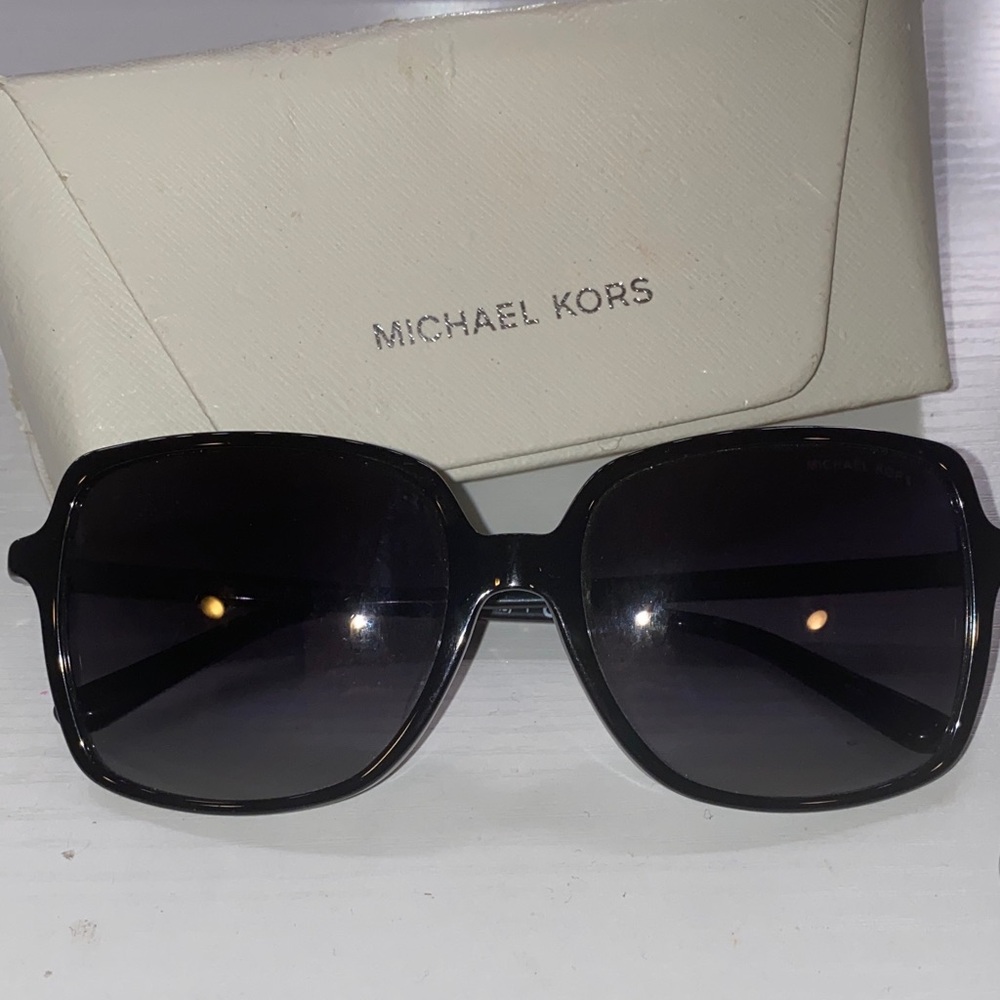 Michael Kors Black Polarized Sunglasses